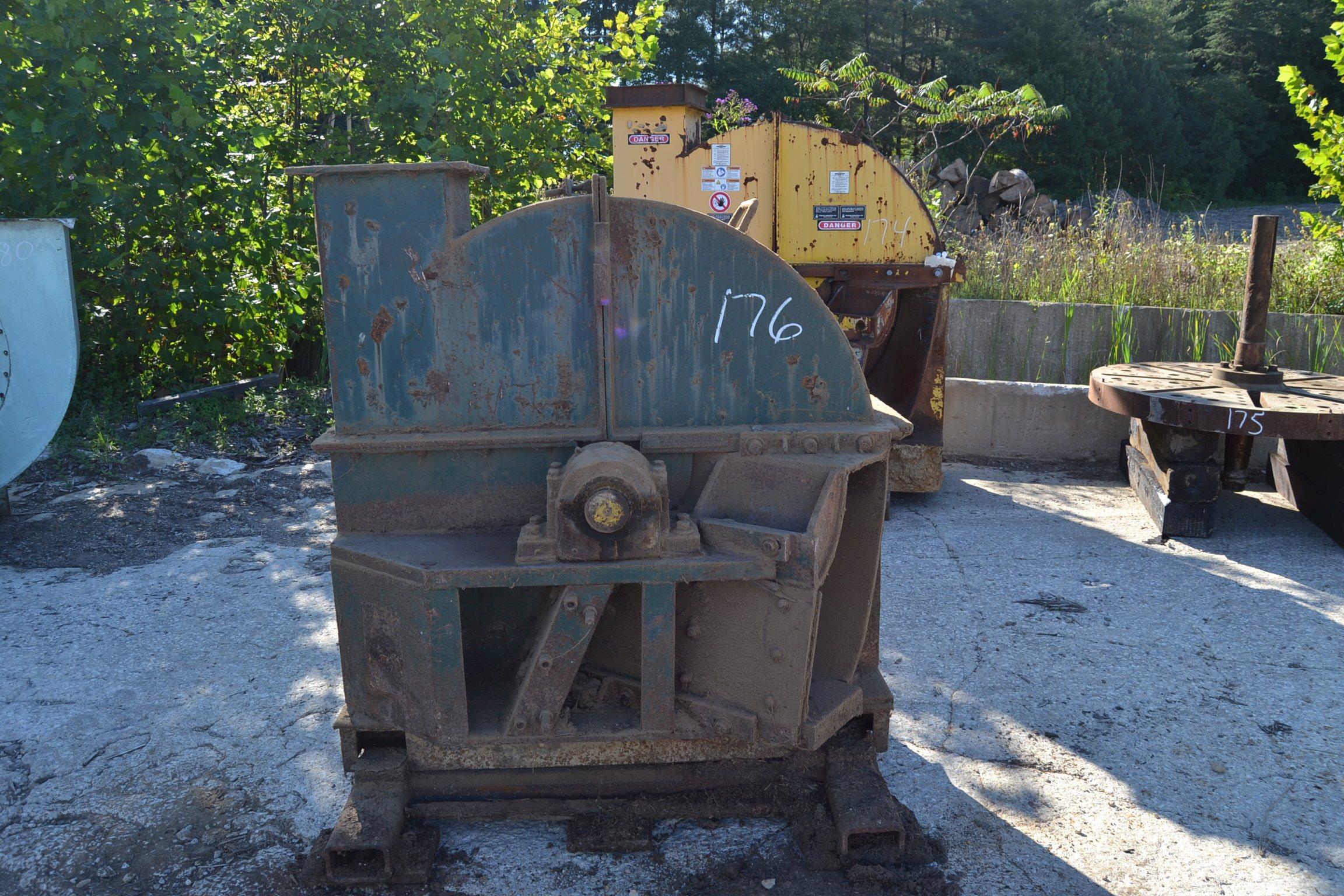 48" 6 KNIFE CHIPPER HORZONTAL FEED TOP DISCHARGE