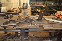 2- HEAVY DUTY METAL WORK TABLE