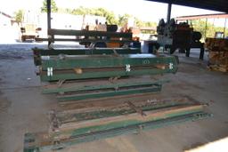 MELLOTT 18"X40' VIBRATING CONVEYOR W/ TRANSITOR SPOUT W/ DRIVE