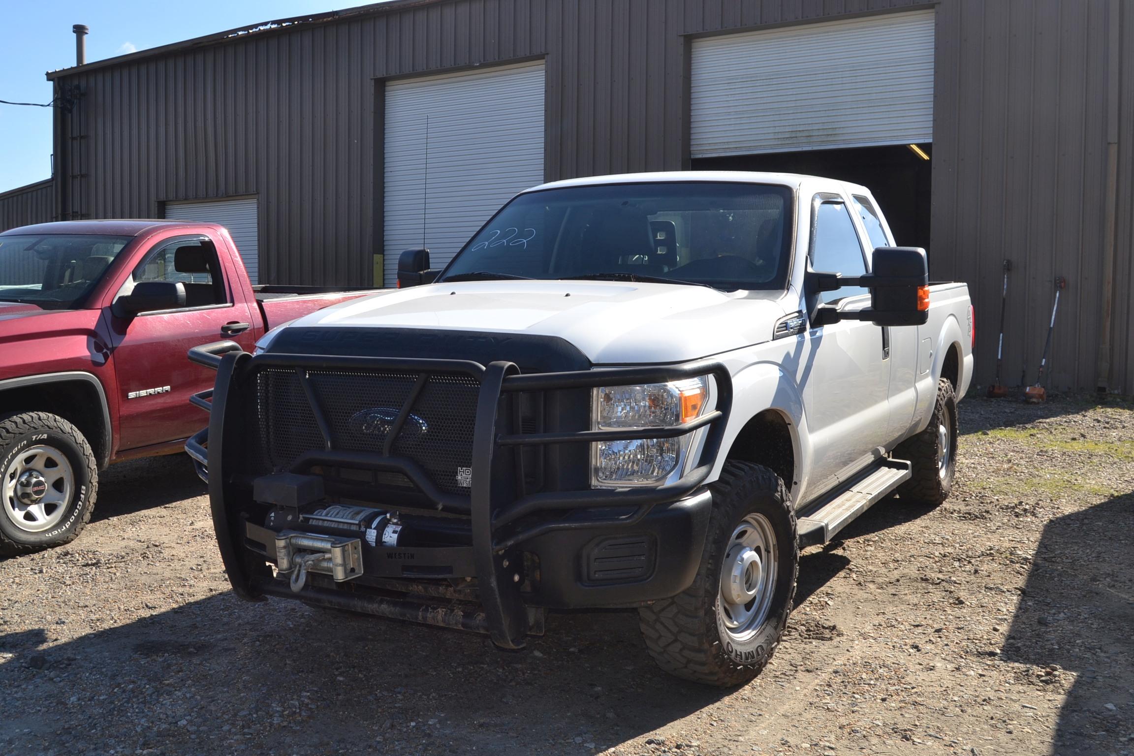 2016 FORD F250 EXT CAB 4X4 PICKUP