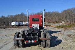 2005 KENWORTH MODEL W900L DAY CAB ROAD TRACTOR W/ 475 HP CAT ENGINE W/ 13 SPEED TRANSMIISSION W/ WET