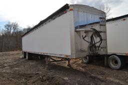 2006 WILKENS 48' SPREAD AXLE WALKING FLOOR TRAILER W/ ROLLOVER TARP
