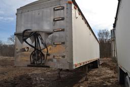2006 WILKENS 48' SPREAD AXLE WALKING FLOOR TRAILER W/ ROLLOVER TARP
