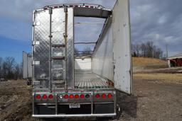 2006 WILKENS 48' SPREAD AXLE WALKING FLOOR TRAILER W/ ROLLOVER TARP
