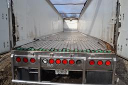 2006 WILKENS 48' SPREAD AXLE WALKING FLOOR TRAILER W/ ROLLOVER TARP