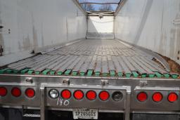 2006 WILKENS 48' SPREAD AXLE WALKING FLOOR TRAILER W/ ROLLOVER TARP