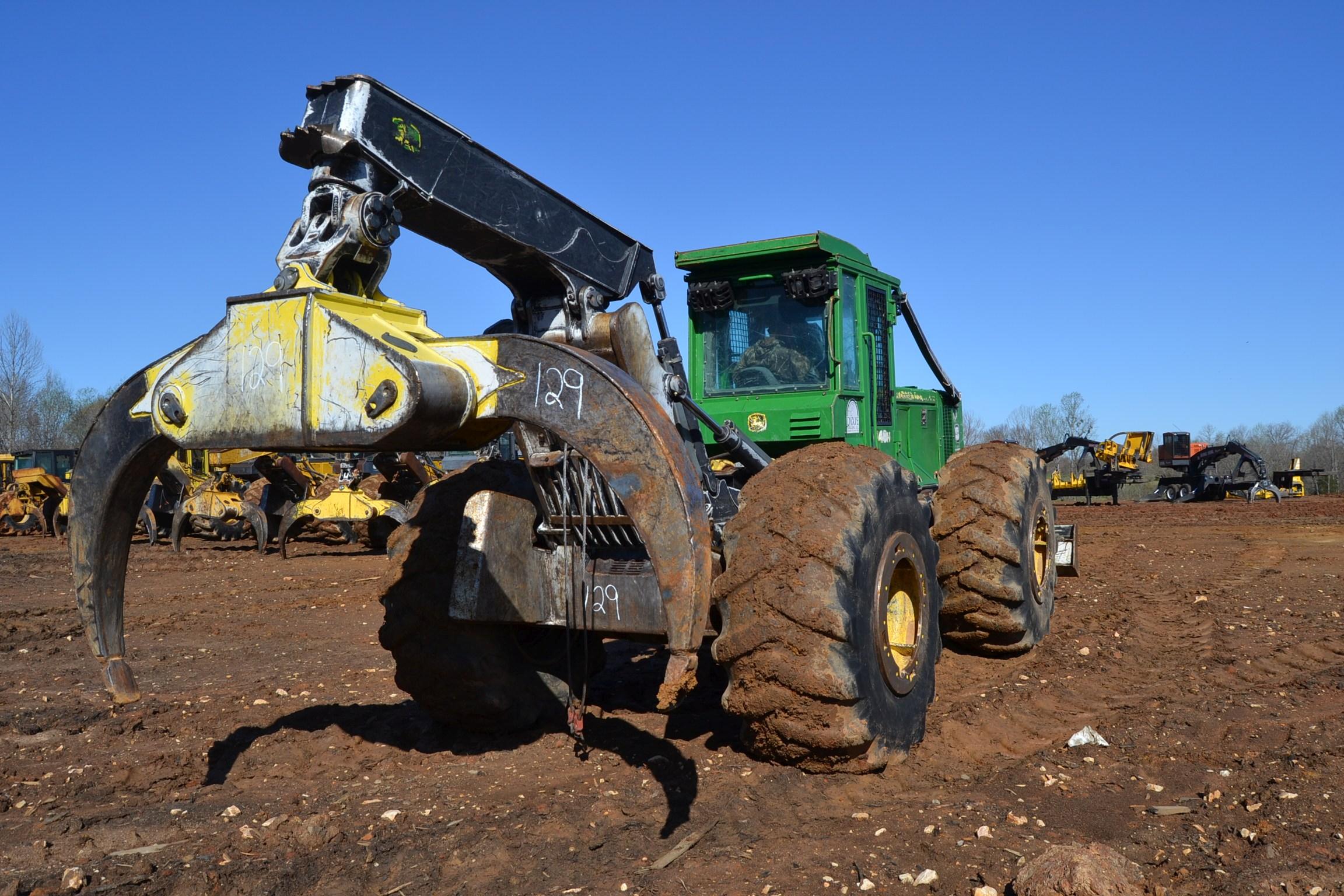 JOHN DEERE 648H DUAL ARCH GRAPPLE SKIDDER