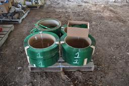 (5) ROLLS OF PLASTIC BANDING