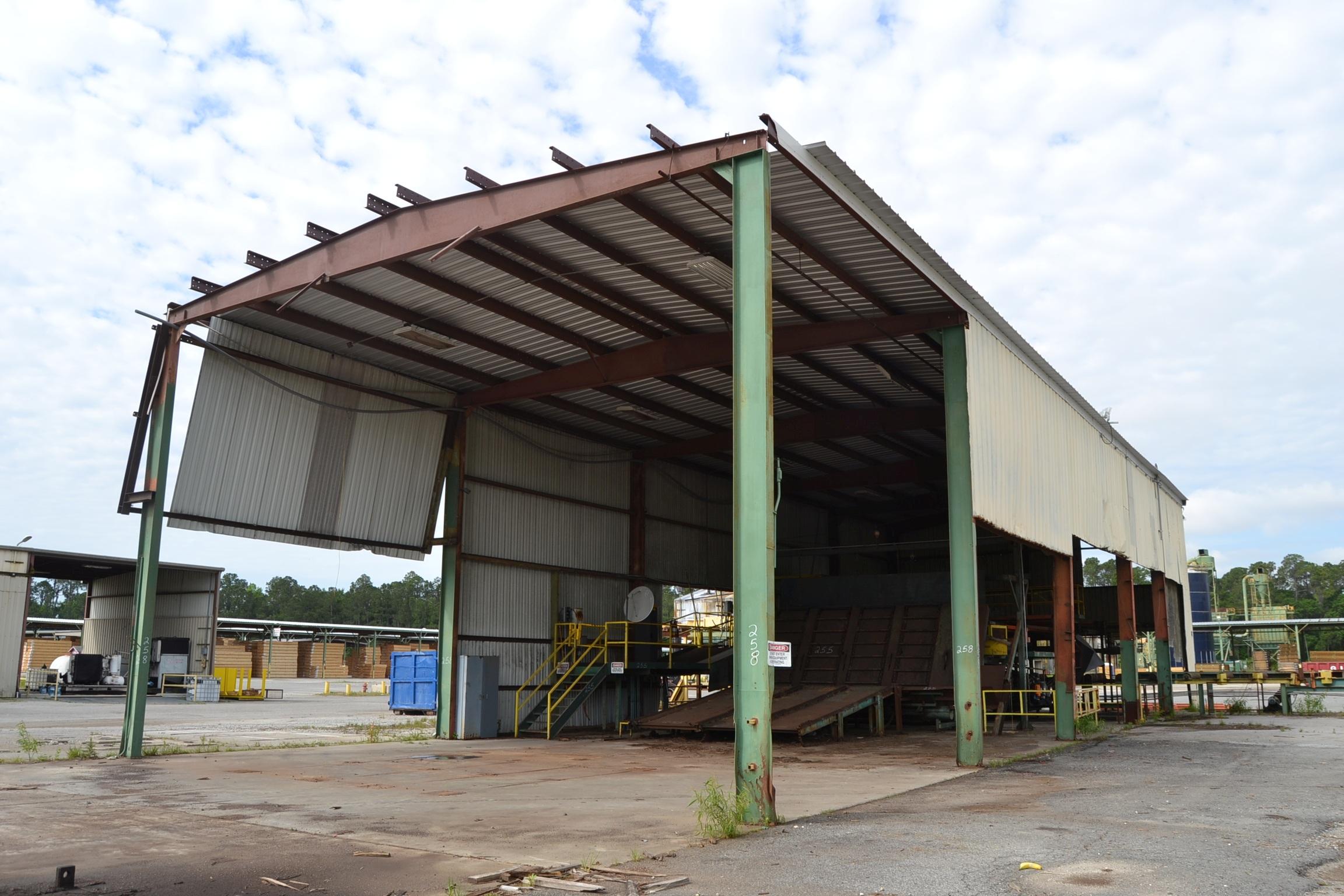 40'X115' PREFAB BUILDING OVER STACKER