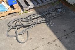LOT OF HEAVY DUTY EXTENTION CORDS