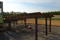 EDMISITON 20' 3 STRAND LOG DECK W/ NOSE SKIDS W/ HYDRAULIC DRIVE