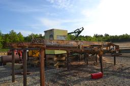 EDMISITON 20' 3 STRAND LOG DECK W/ NOSE SKIDS W/ HYDRAULIC DRIVE