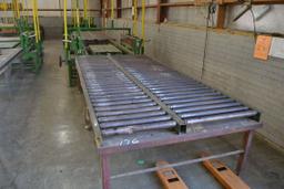 10' OF DOUBLE GRAVITY ROLLS