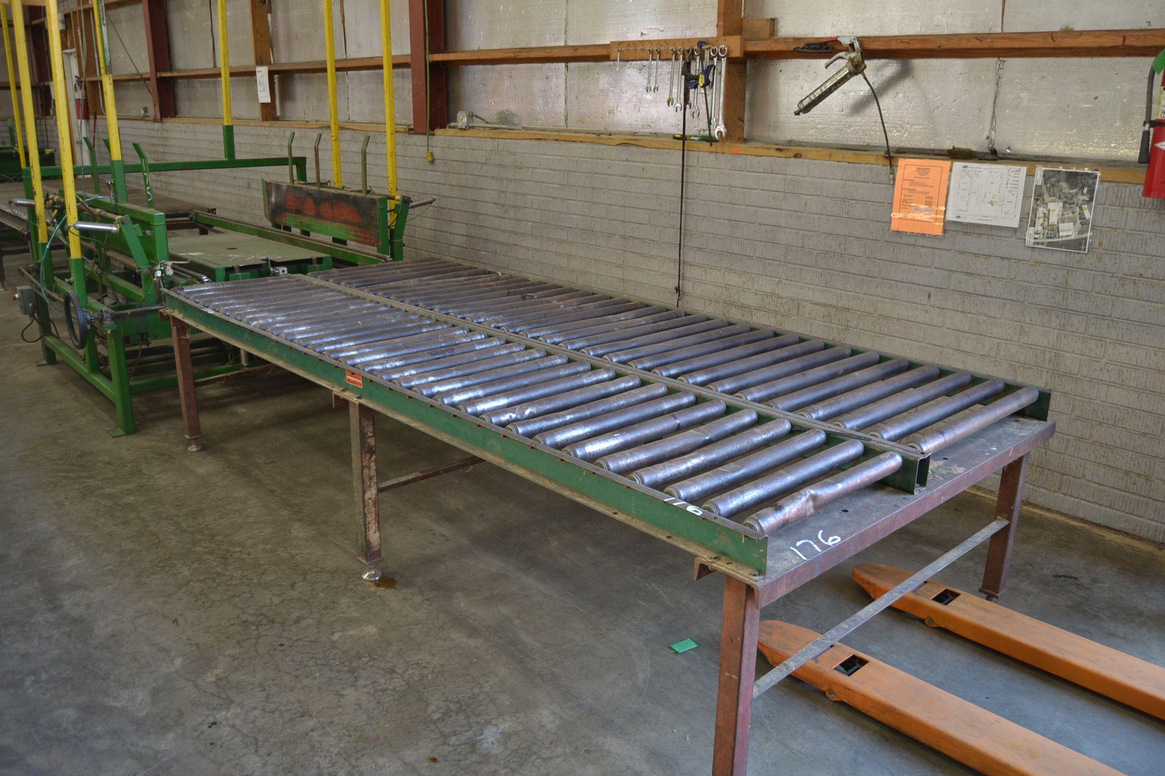 10' OF DOUBLE GRAVITY ROLLS