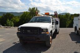 2004 FORD F550 4X4 SERVICE TRUCK