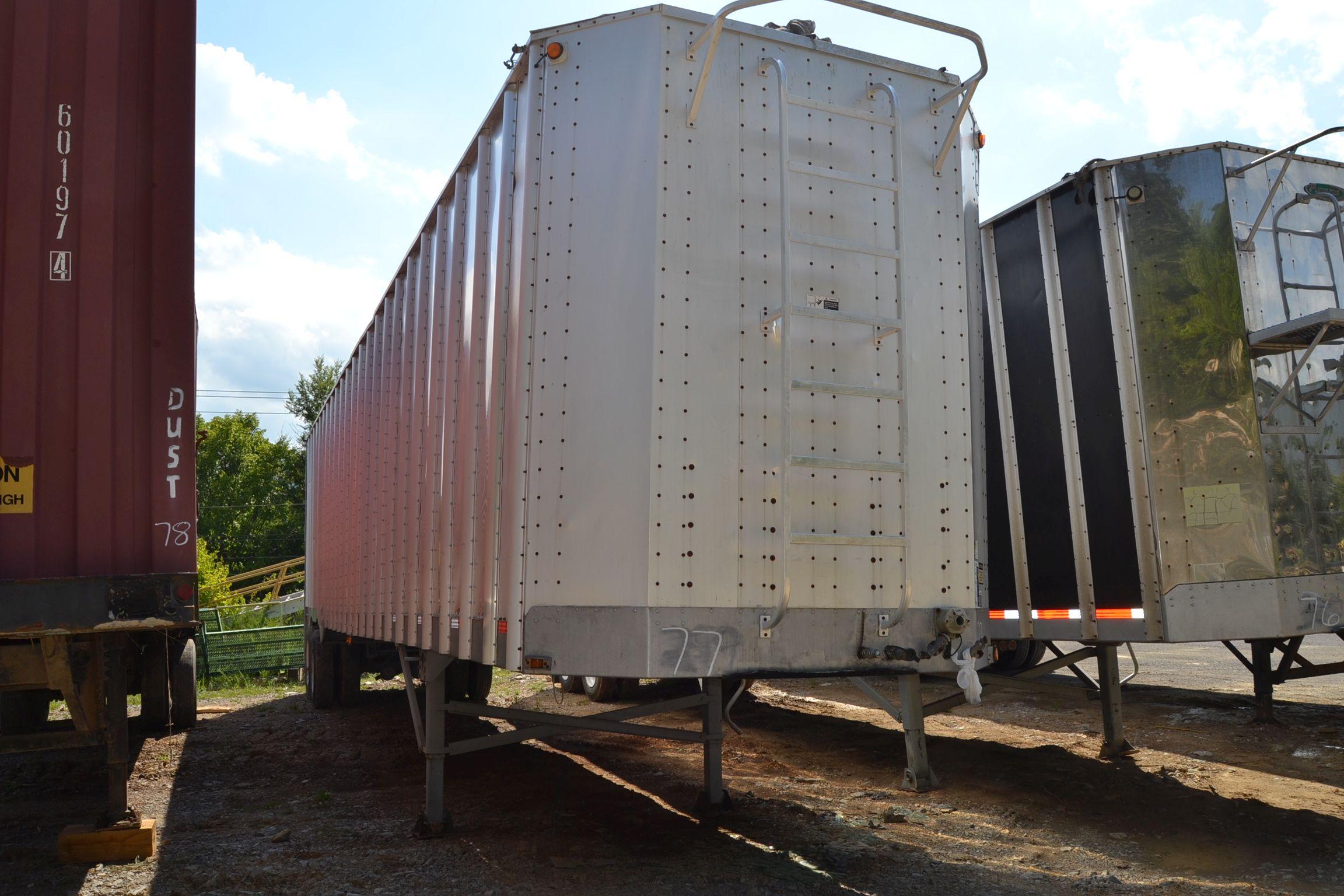 2000 ITI 45' ALUMINUM OPEN TOP WALKING FLOOR