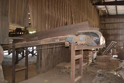 12"X50' BELT CONVEYOR W/ DIRVE (LOCATED UNDER SALEM TRIMMER)