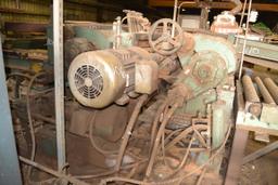 NEWMAN MODEL S-282 PLANER W/ ELECTRICAL PANEL W/ CONTROLS
