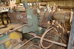 NEWMAN MODEL S-282 PLANER W/ ELECTRICAL PANEL W/ CONTROLS