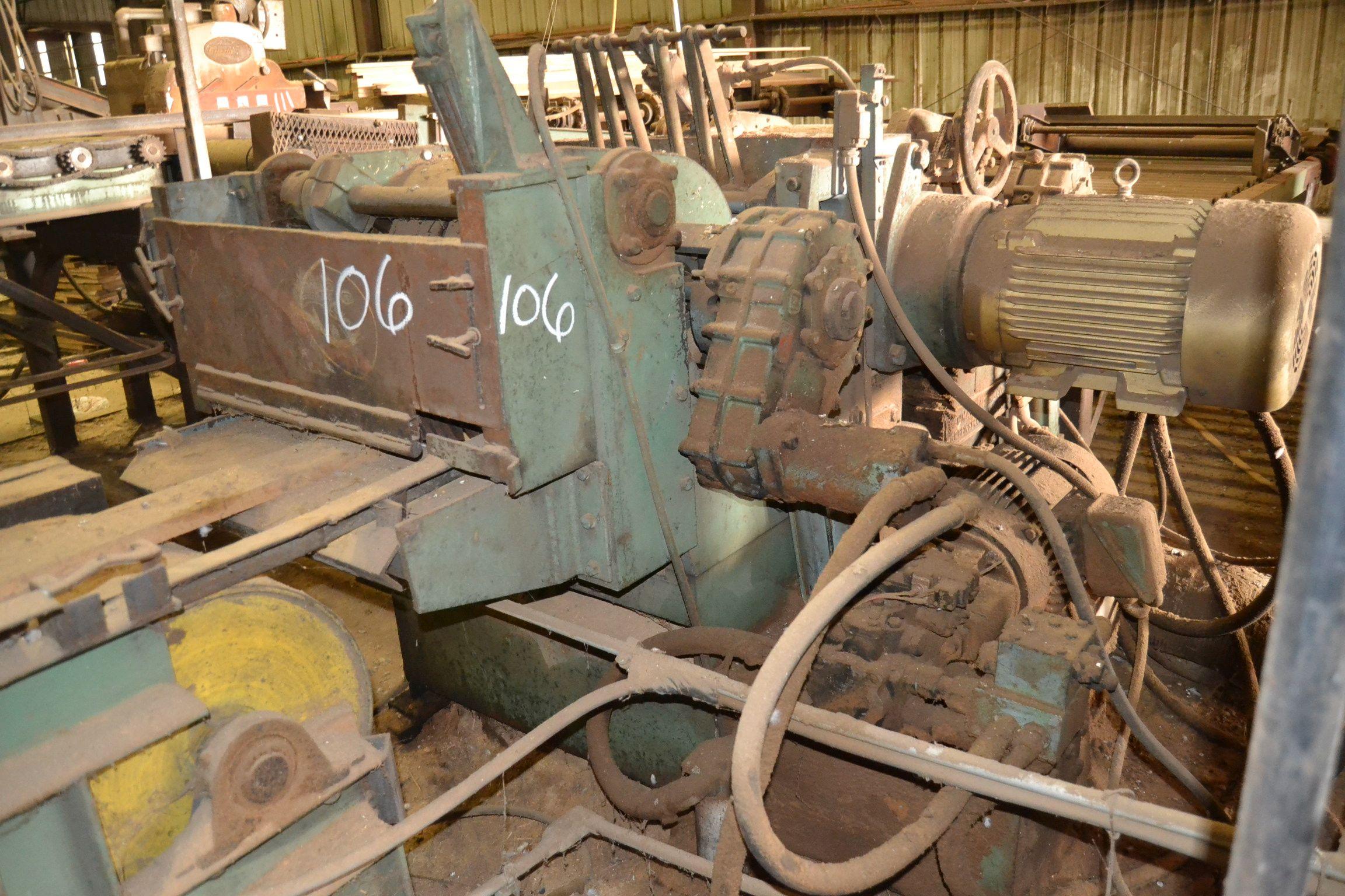 NEWMAN MODEL S-282 PLANER W/ ELECTRICAL PANEL W/ CONTROLS