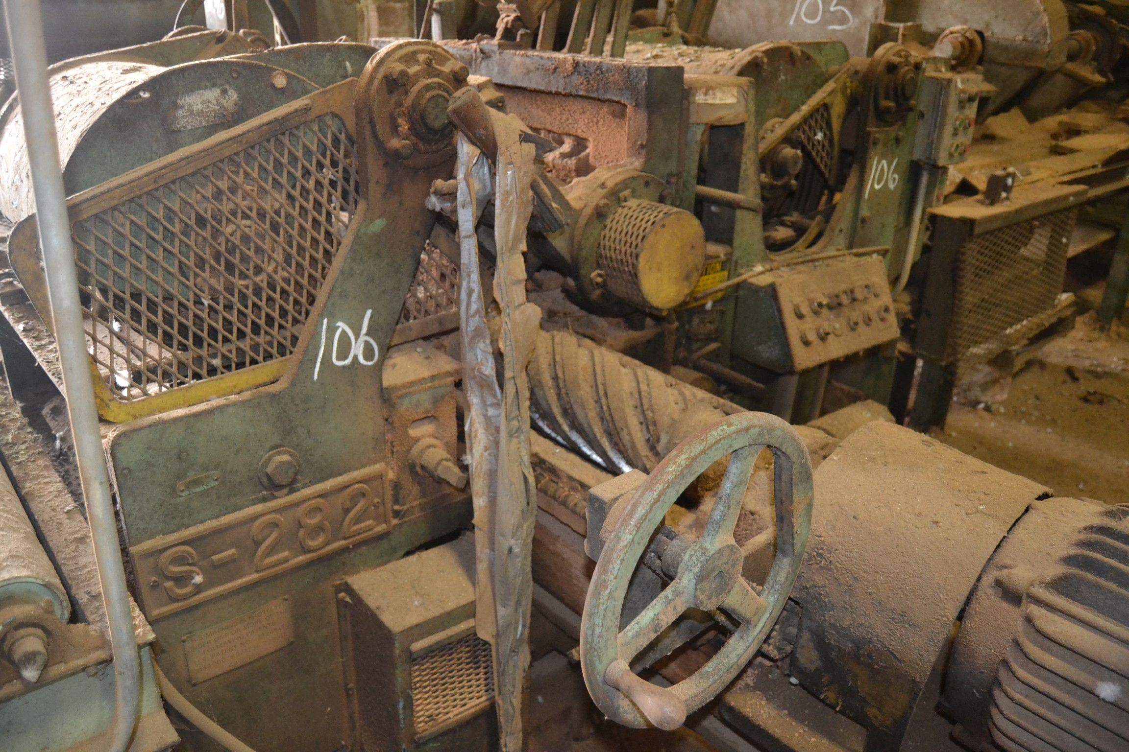 NEWMAN MODEL S-282 PLANER W/ ELECTRICAL PANEL W/ CONTROLS
