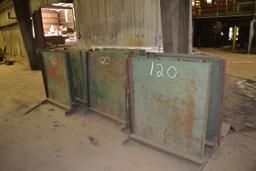 (37) LUMBER CART BACK STOPS