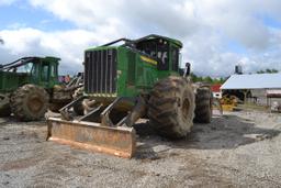 JOHN DEERE 648L-11 DUAL ARCH GRAPPLE SKIDDER