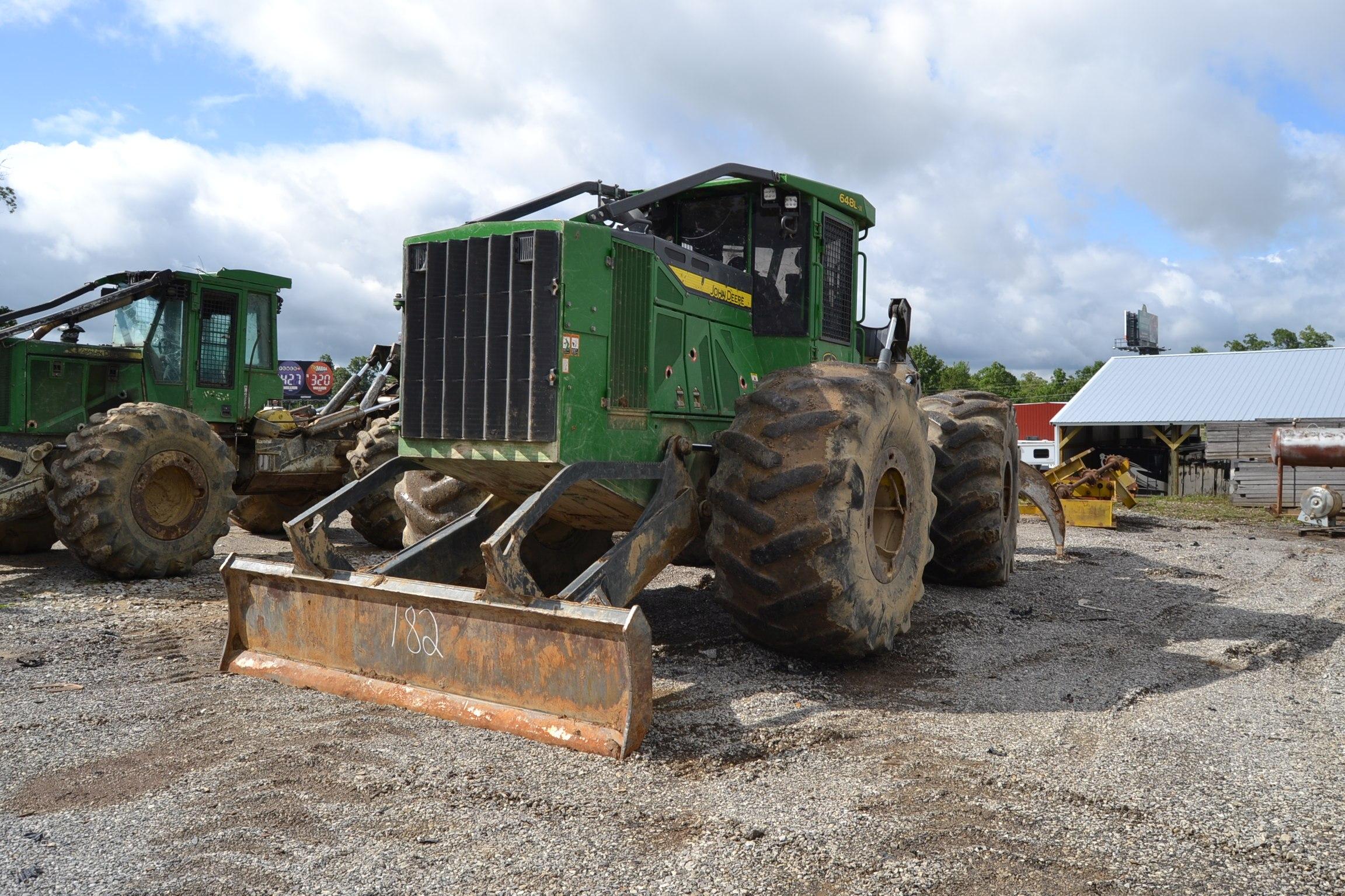 JOHN DEERE 648L-11 DUAL ARCH GRAPPLE SKIDDER