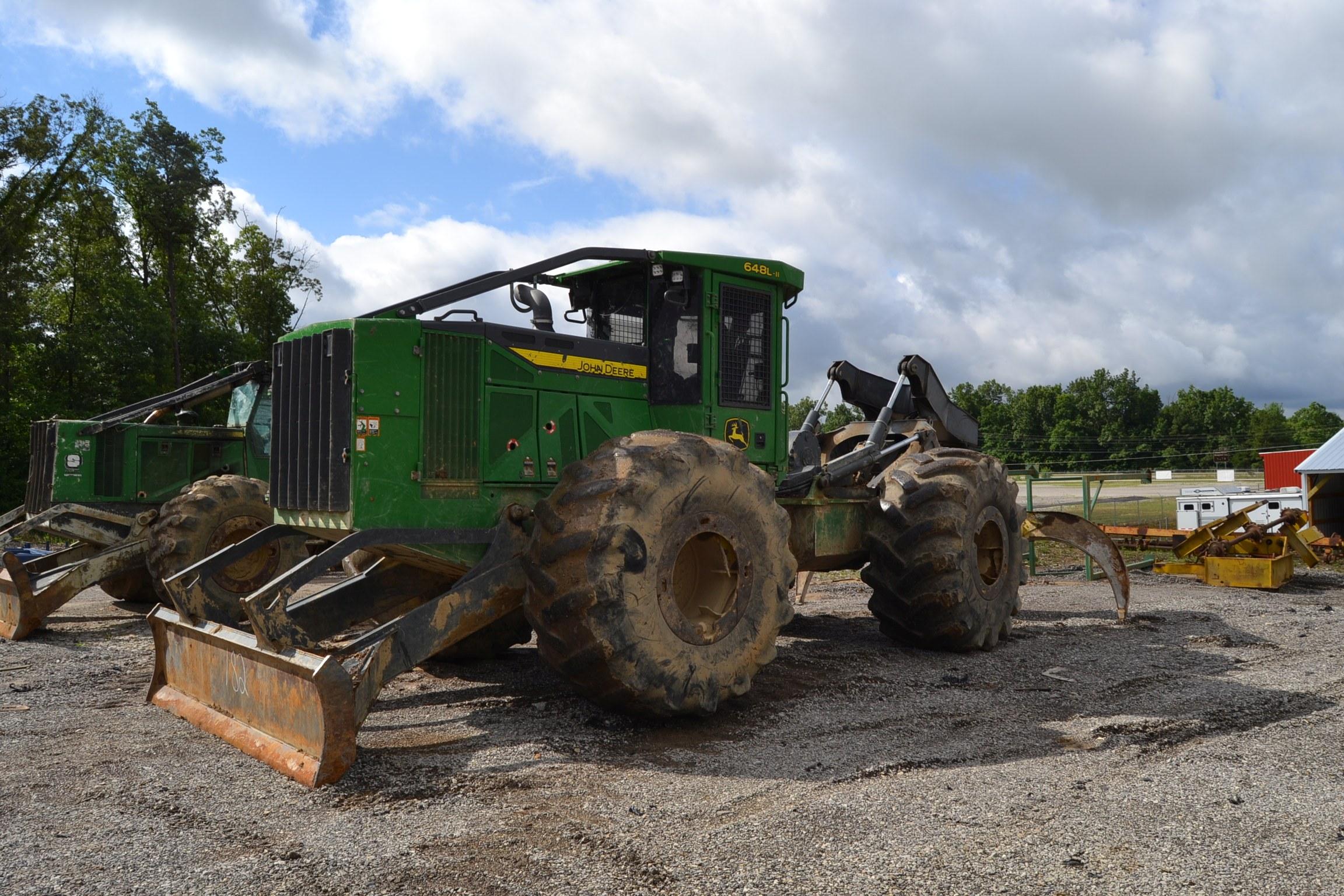 JOHN DEERE 648L-11 DUAL ARCH GRAPPLE SKIDDER