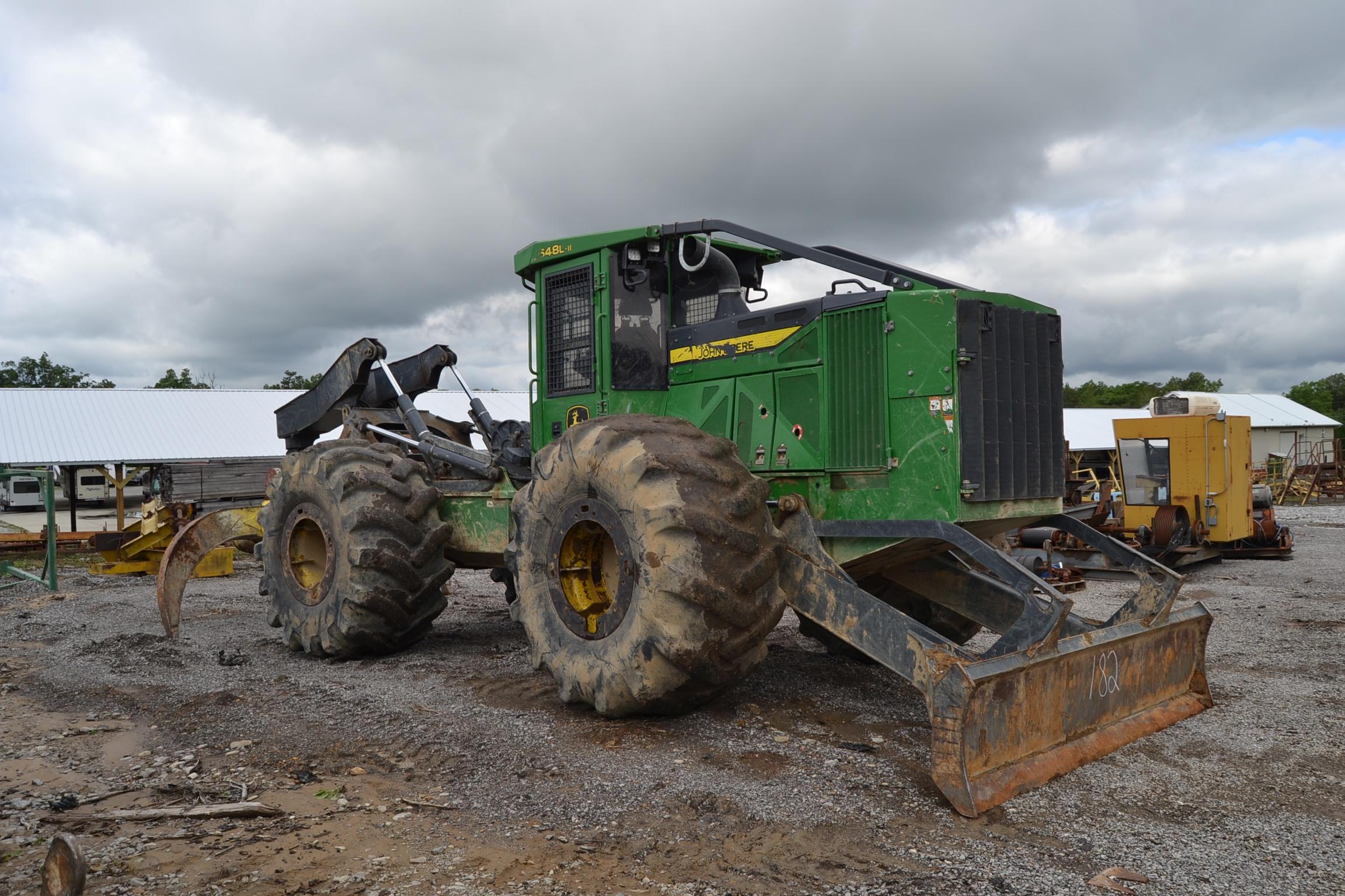JOHN DEERE 648L-11 DUAL ARCH GRAPPLE SKIDDER