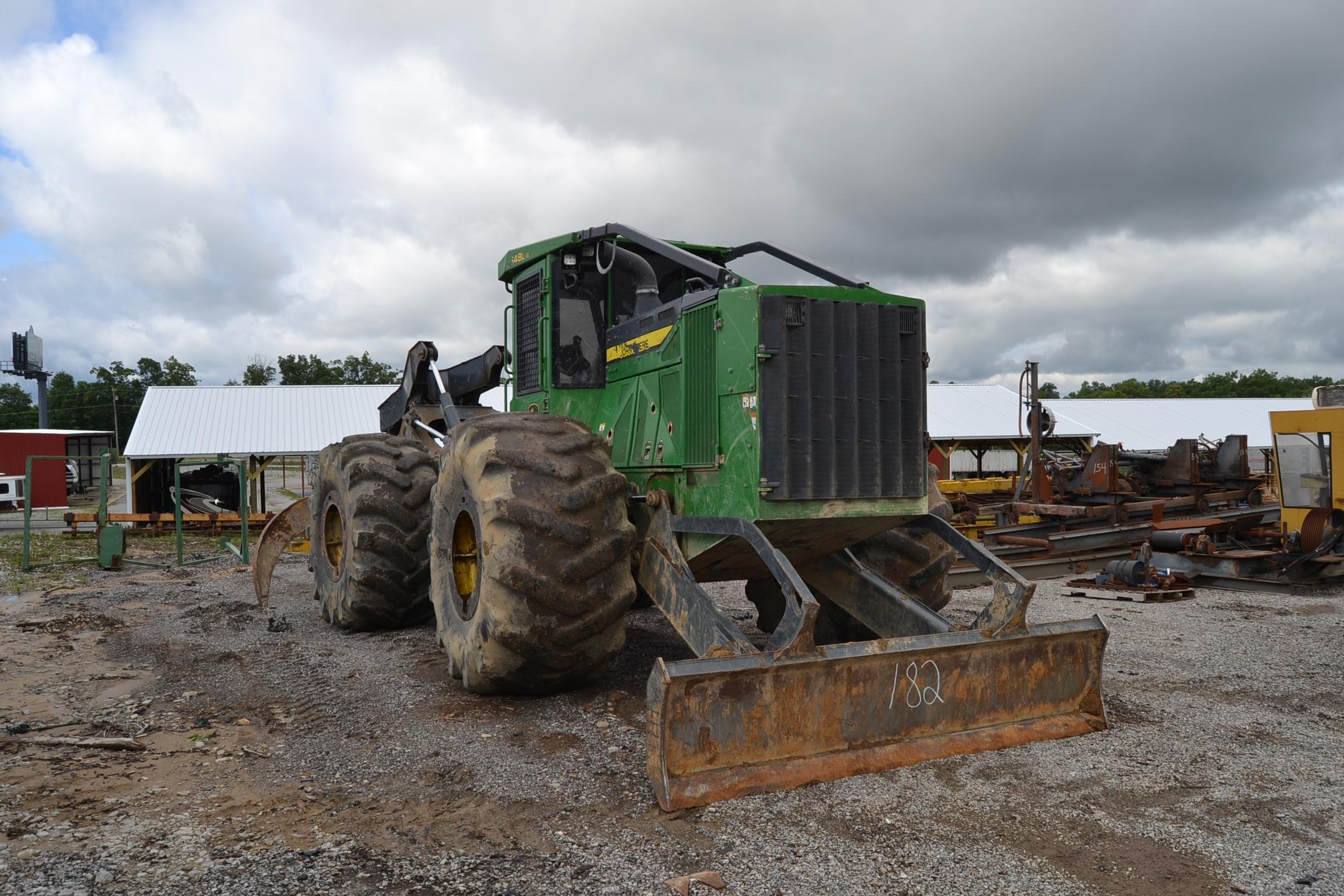 JOHN DEERE 648L-11 DUAL ARCH GRAPPLE SKIDDER