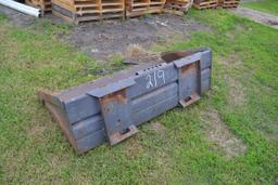 QUICK ATTACH BUCKET FOR SKID STEER