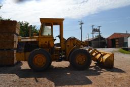 JOHN DEERE 544 ARTICULATING WHEEL LOADER W/ BUCKET W/ DIESEL ENGINE