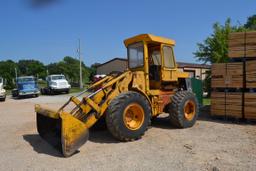 JOHN DEERE 544 ARTICULATING WHEEL LOADER W/ BUCKET W/ DIESEL ENGINE