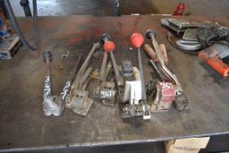 LOT OF BANDING TOOLS