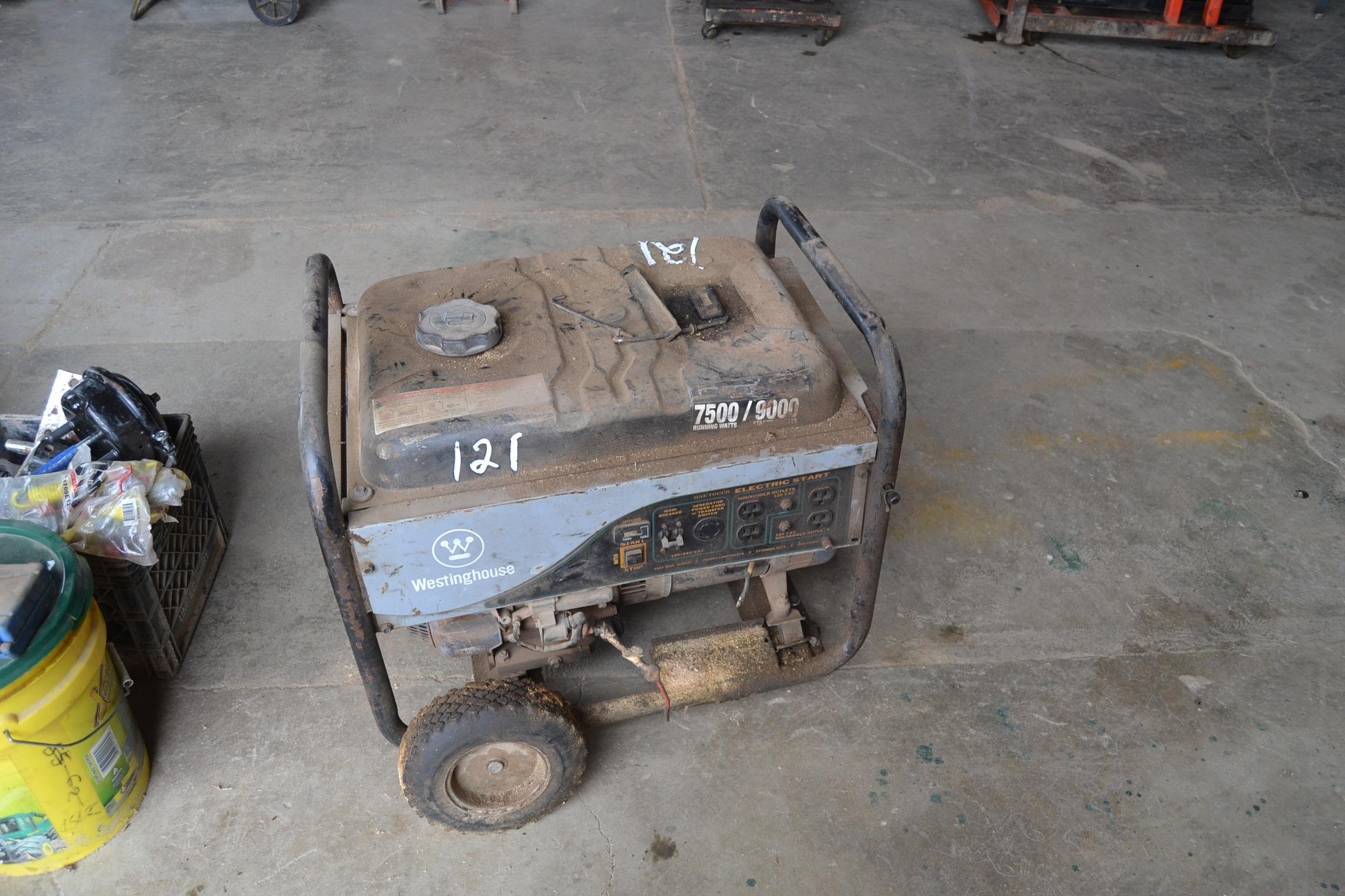 WESTING HOUSE 7500 WATT GENERATOR