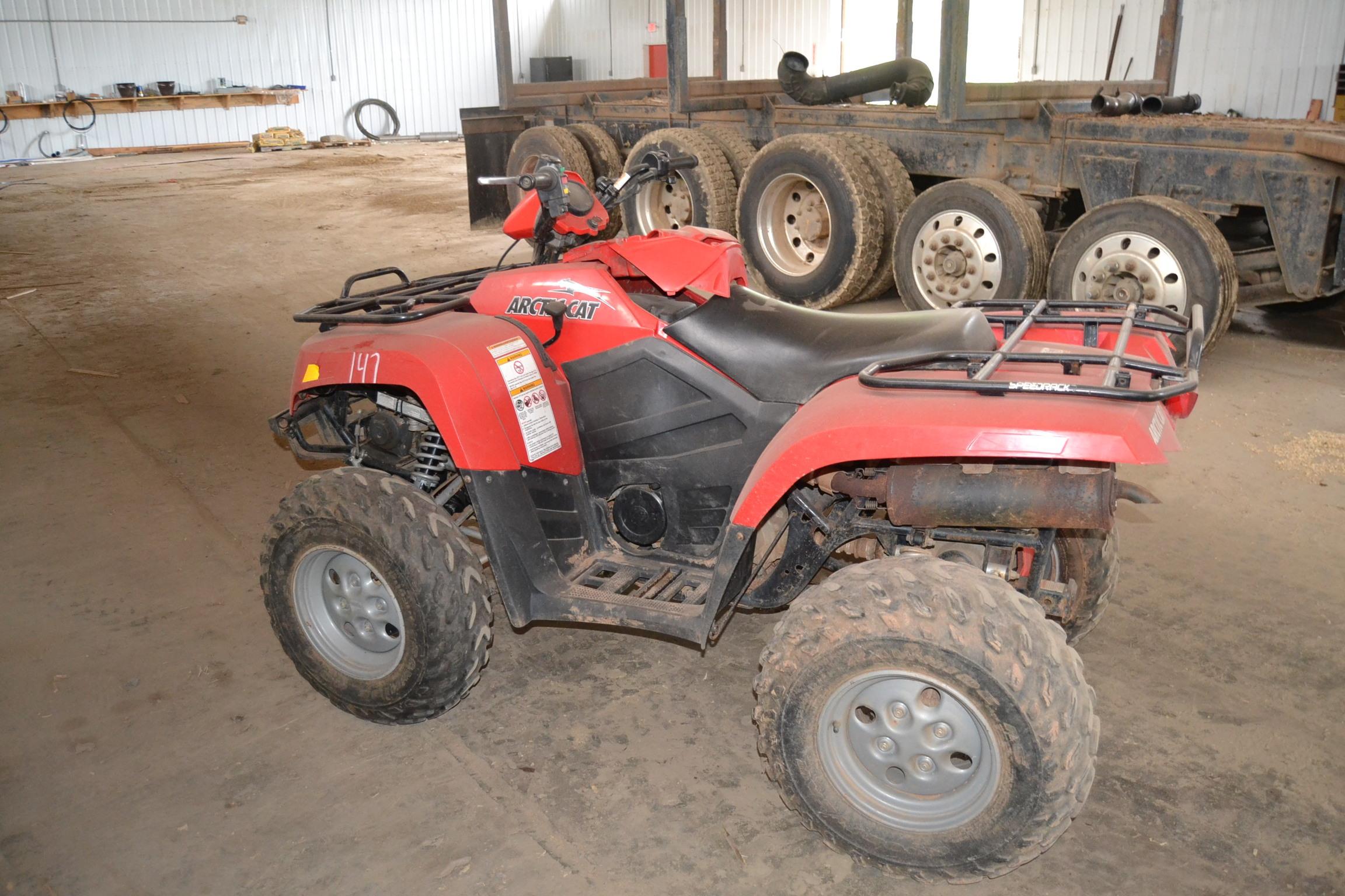 2008 ARCTIC CAT 400 4X4 4 WHEELER GAS ENGINE