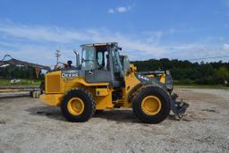 JOHN DEERE 544K ARTICULATING WHEEL LOADER W/ QUICK ATTACHW W/ 3RD VALVE W/ ENCLOSED CAB HEAT & AIR W