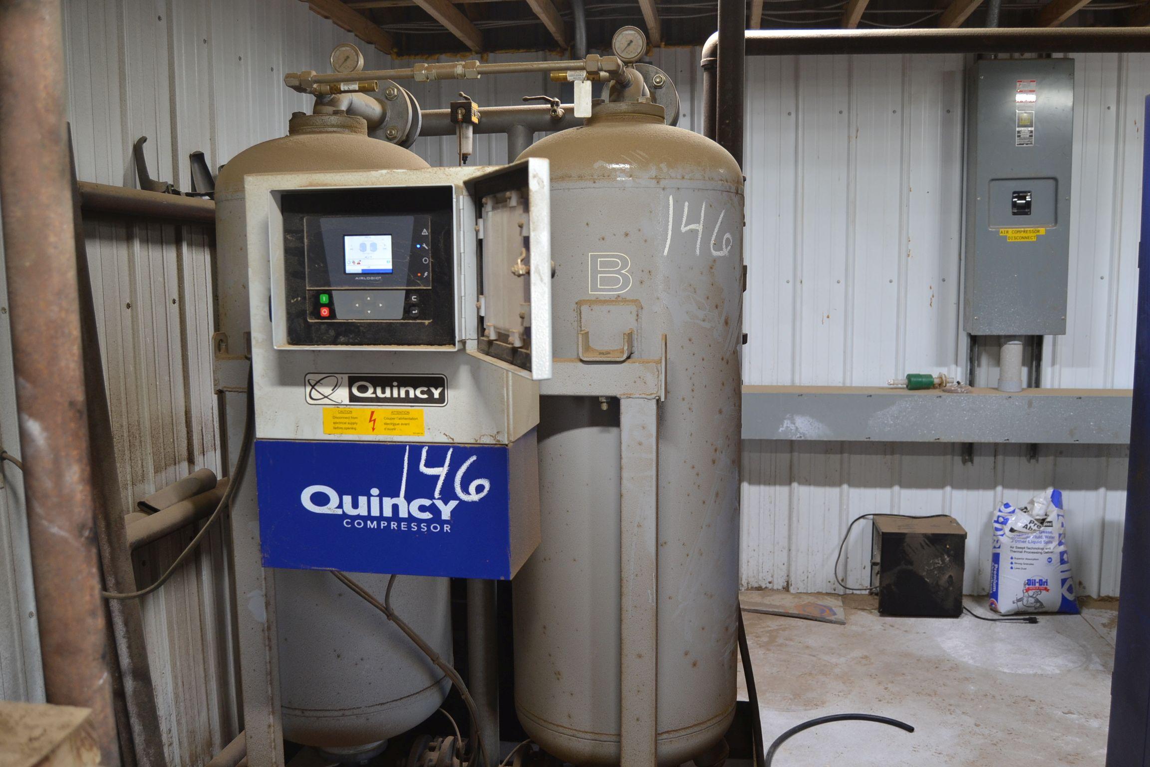 QUINCEY AIR DRYER W/DIGITAL CONTROLS