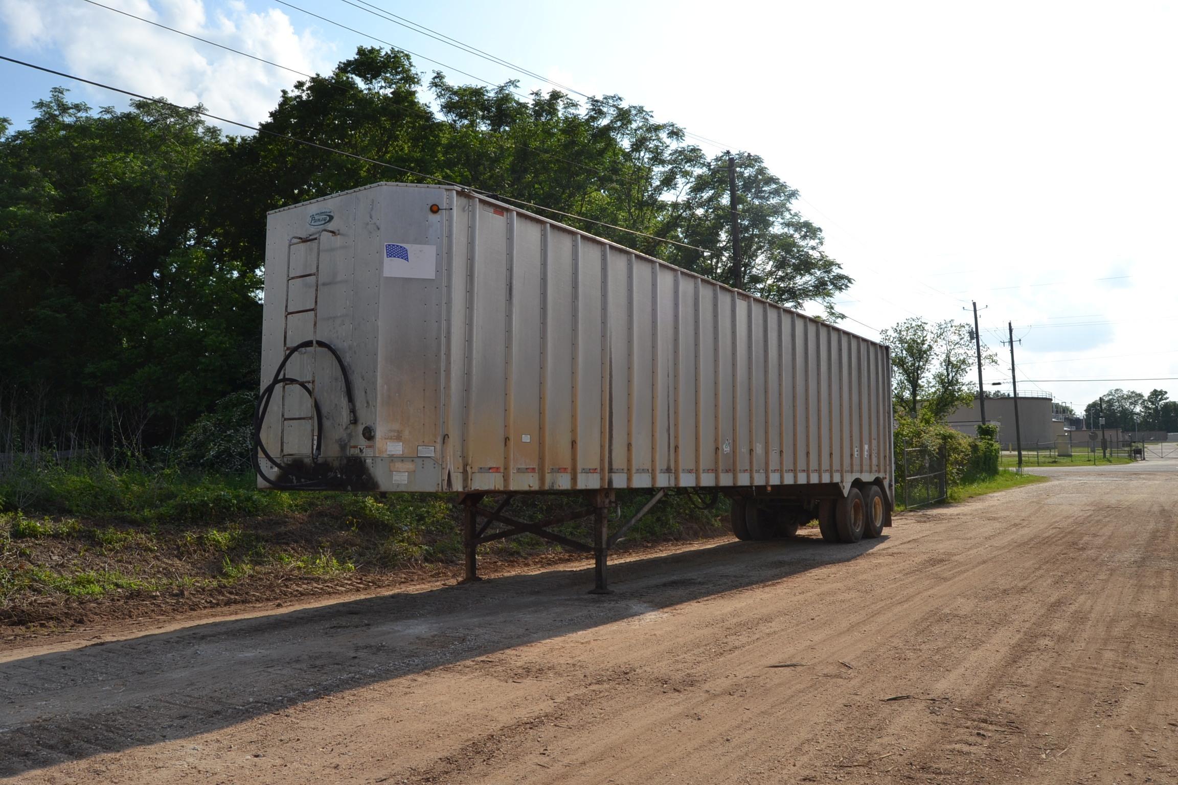 2013 PEERLESS 45' ALUM WALKING FLOOR TRAILER