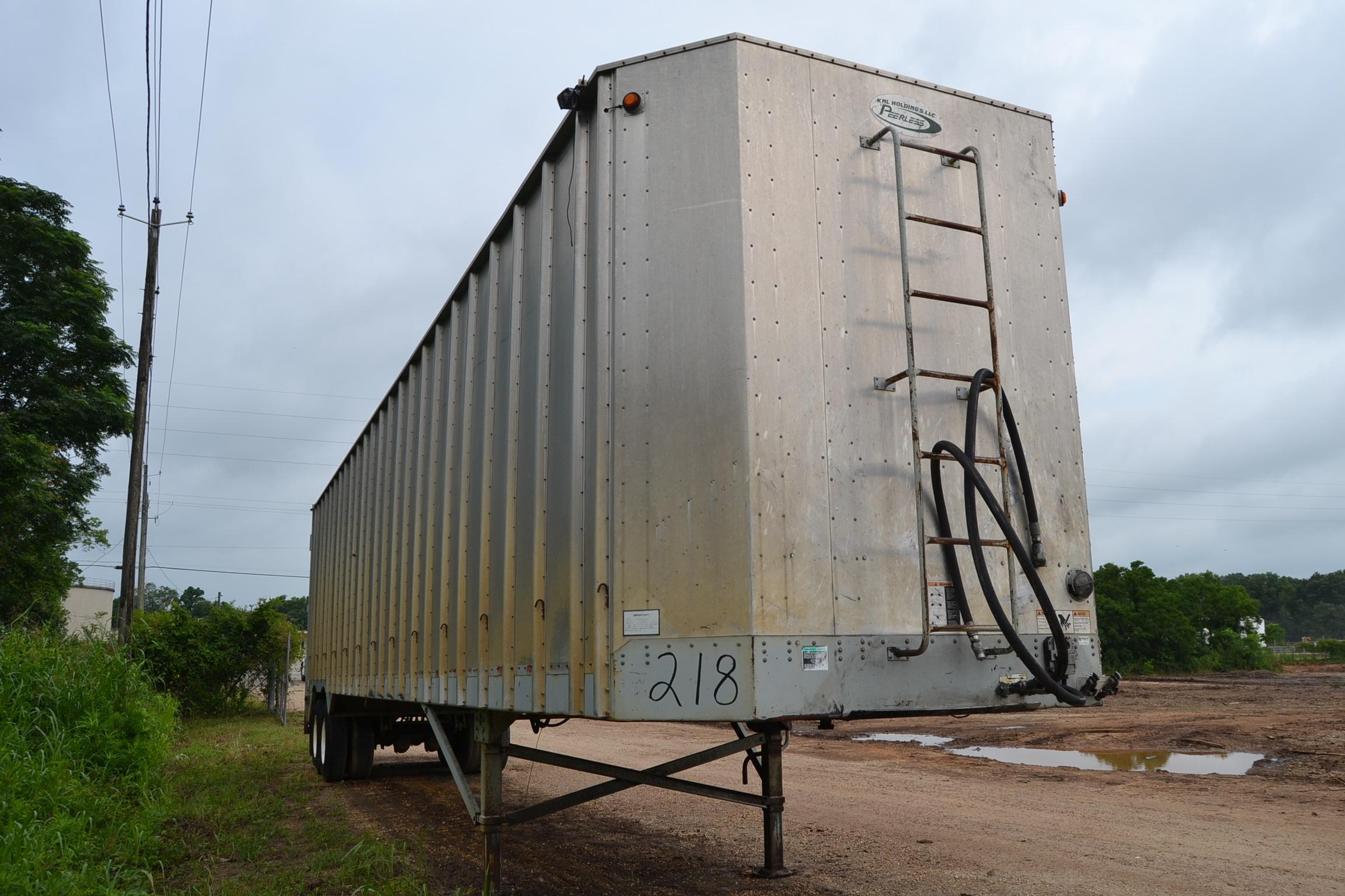 2013 PEERLESS 45' ALUM WALKING FLOOR TRAILER