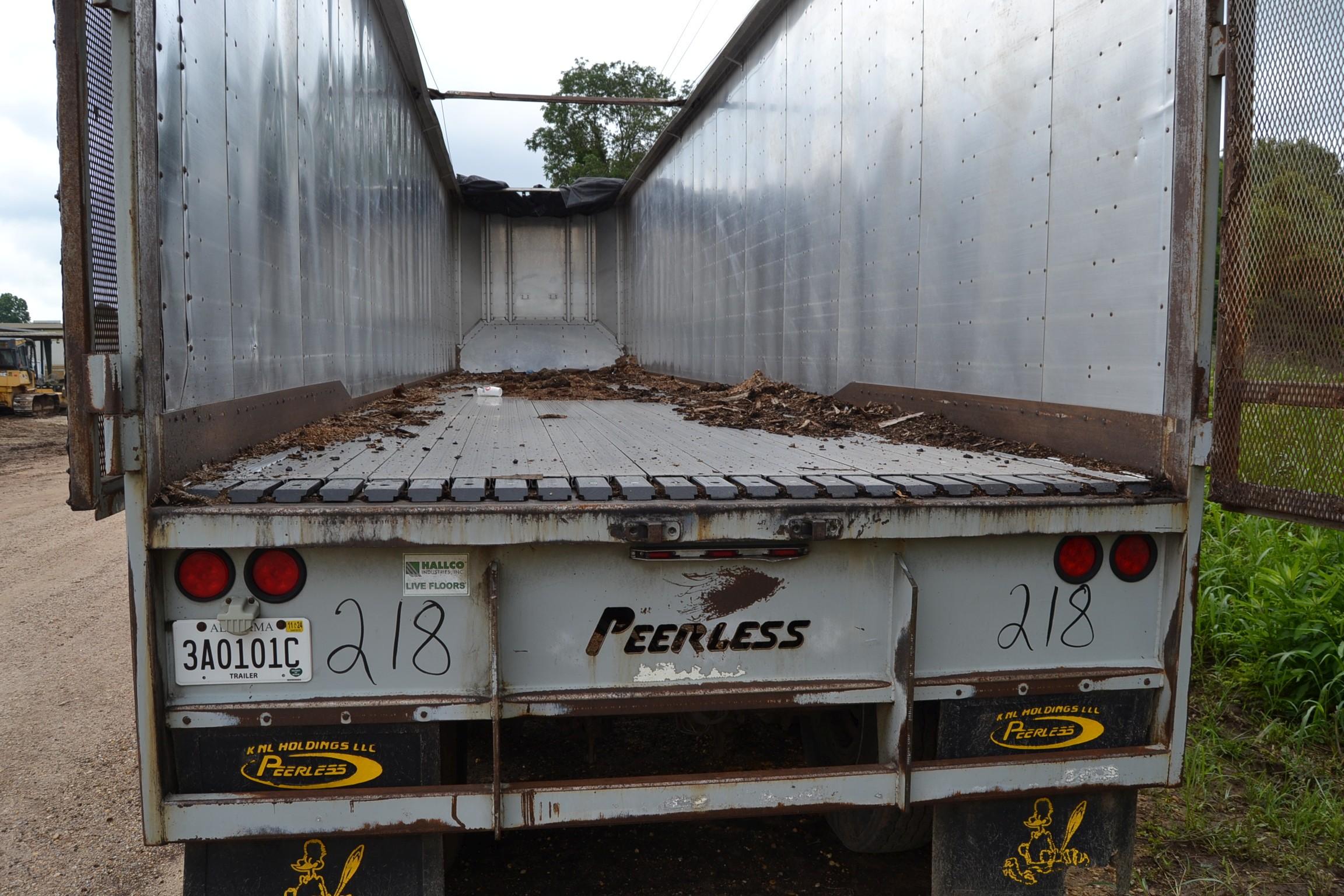 2013 PEERLESS 45' ALUM WALKING FLOOR TRAILER
