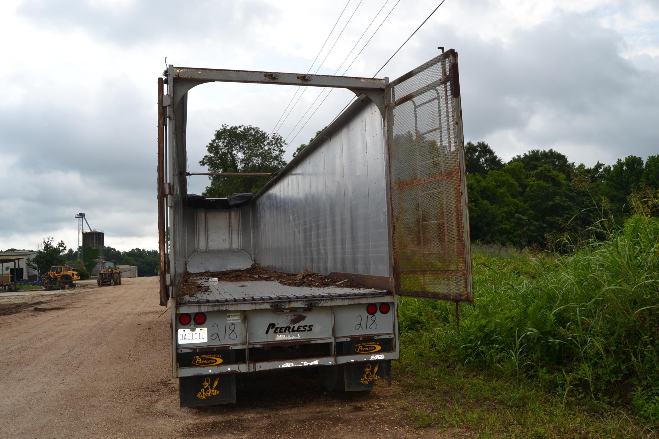 2013 PEERLESS 45' ALUM WALKING FLOOR TRAILER