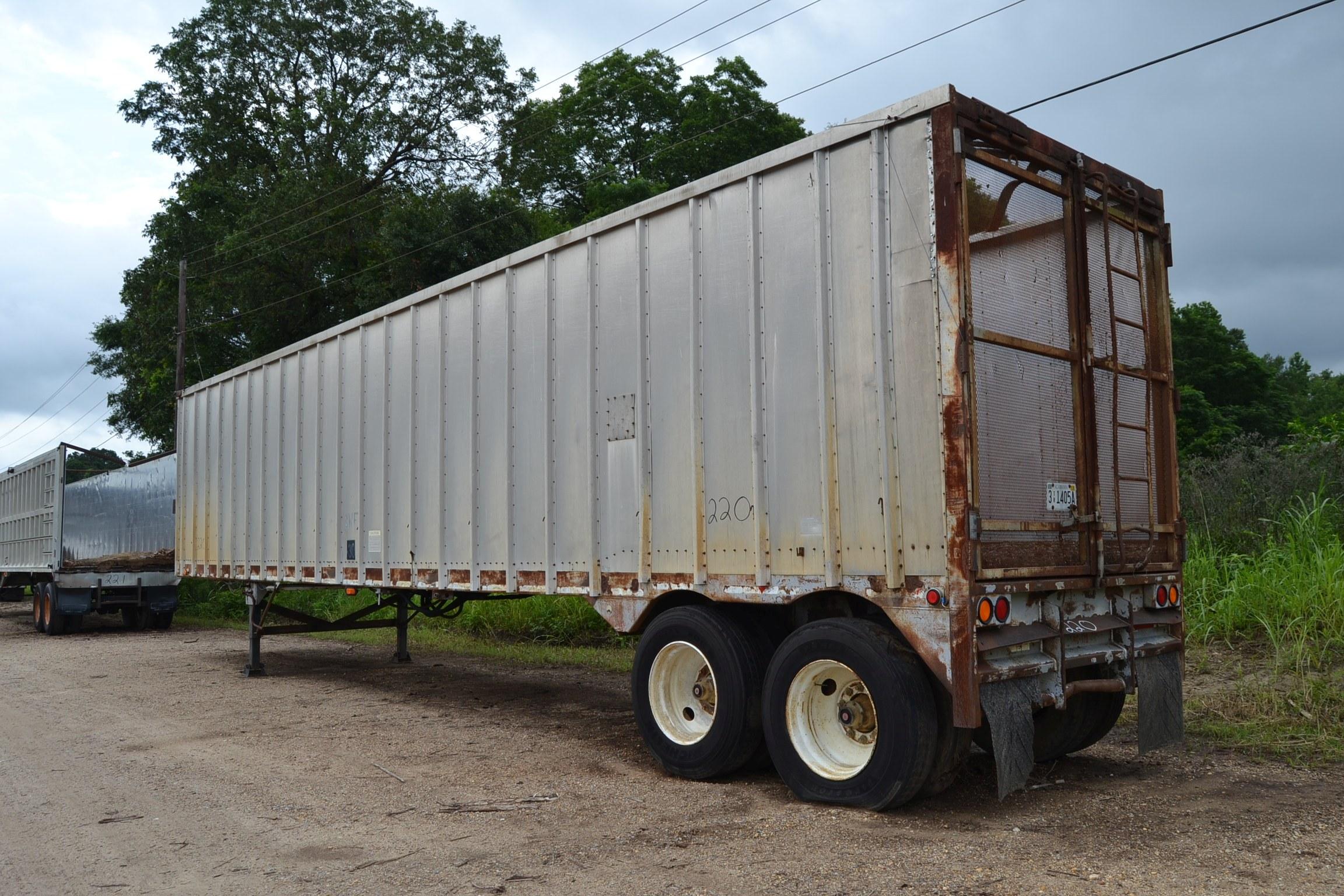 1992 PEERLESS 45' WALKING FLOOR TRAILER