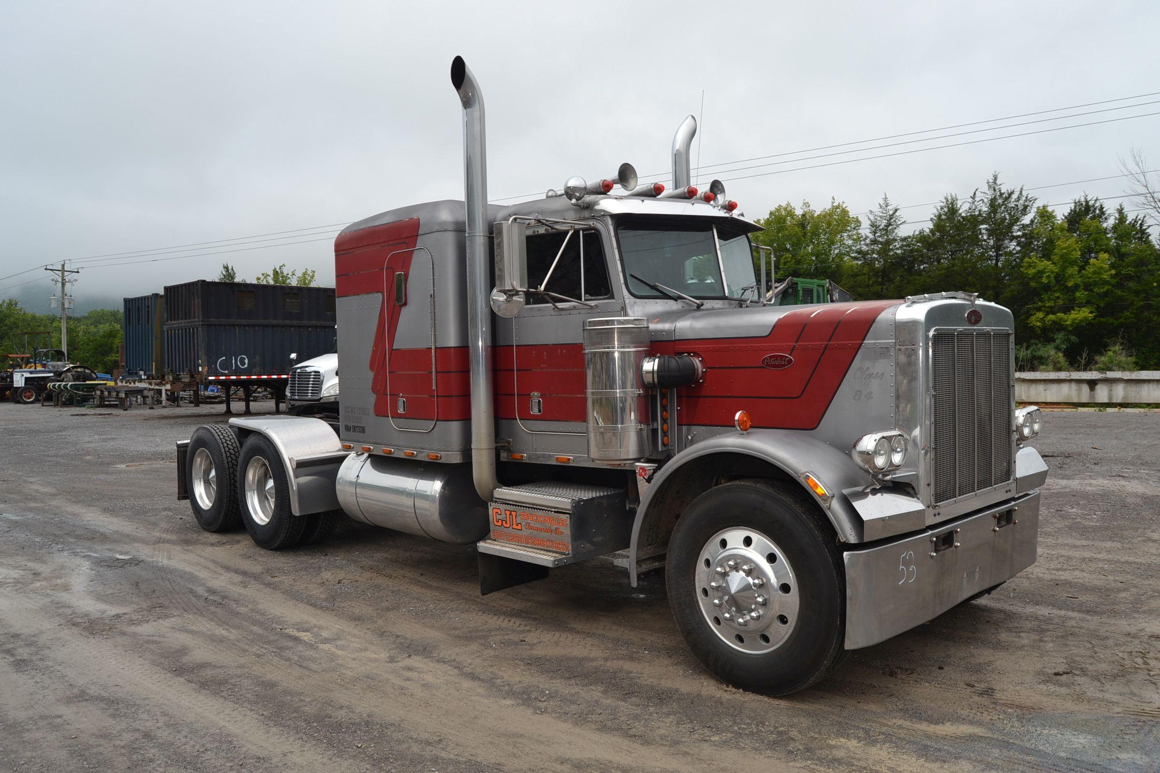 "1984 PETERBUILT MODEL 359 ROAD TRACTOR W/SLEEPER W/3406B CAT ENGINE (COMPLETE REBUILD IN  NOV. 2023