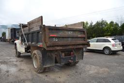 "1984 FORD SINGLE AXLE DUMP TRUCK W/V-8 GAS ENGINE W/5 & 2 SPEED TRANS