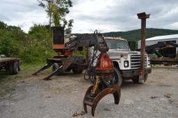 PRENTICE 210D KNUCKLEBOOM LOAER W/ CONT GRAPPLE W/SAW PACKAGE HOOK UP MOUNTED ON INTERNATIONAL SINGL