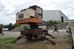 PRENTICE 210D KNUCKLEBOOM LOAER W/ CONT GRAPPLE W/SAW PACKAGE HOOK UP MOUNTED ON INTERNATIONAL SINGL