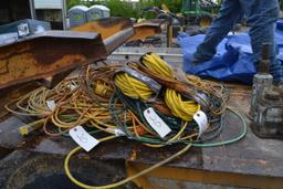LOT OF EXTENSION CORDS