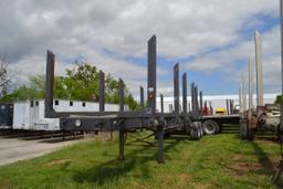 1976 STOUGHTON 40' TRIPLE BUNK LOG TRAILER VIN#62976231 (HAVE TITLE, MAY TAKE UP TO 30 DAYS TO RECIE